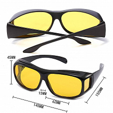 Очки для водителя солнцезащитные антибликовые набор Орбита OT-INL85